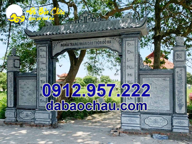 Mẫu cổng đá đẹp tại Bắc Ninh có nhiều ưu điểm nổi bật