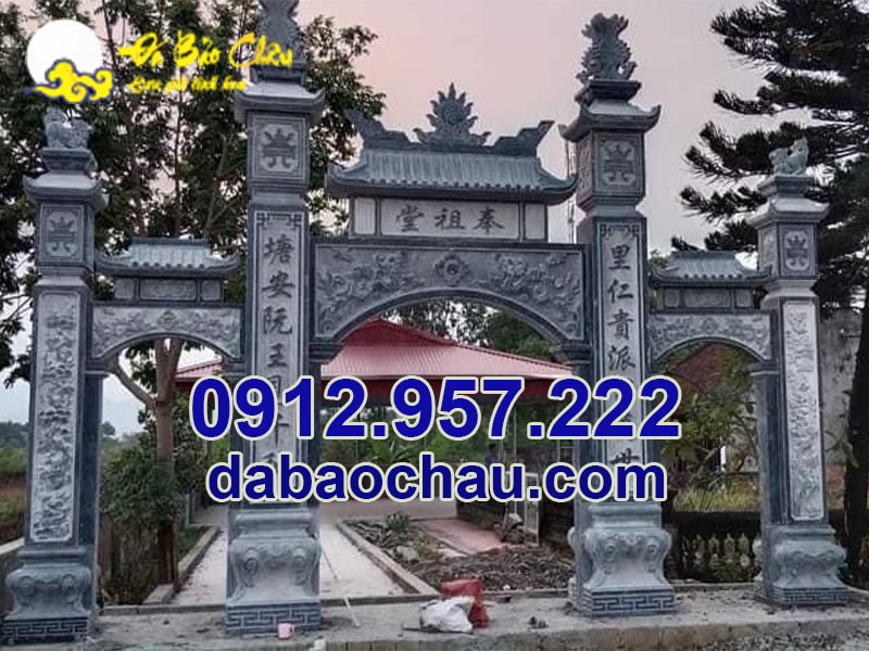 Mẫu cổng đá tự nhiên tại Khánh Hòa Tây Ninh Bình Thuận được ưa chuộng