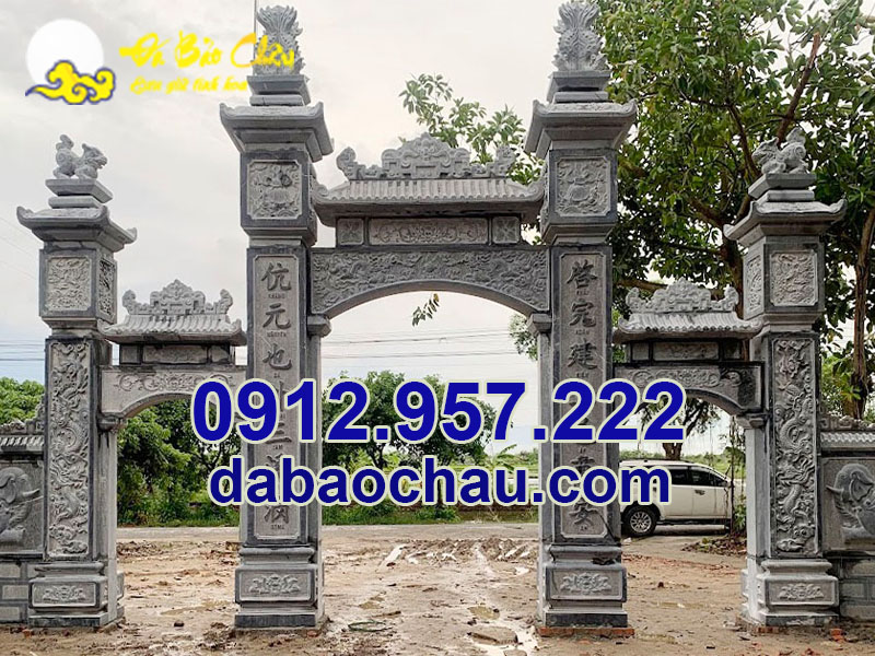 Cổng tam quan bằng đá tại Sài Gòn Đồng Nai mang nhiều giá trị ý nghĩa