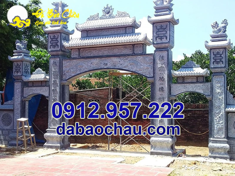 Cổng tam quan tại Lâm Đồng Đắk Lắk Kon Tum khang trang