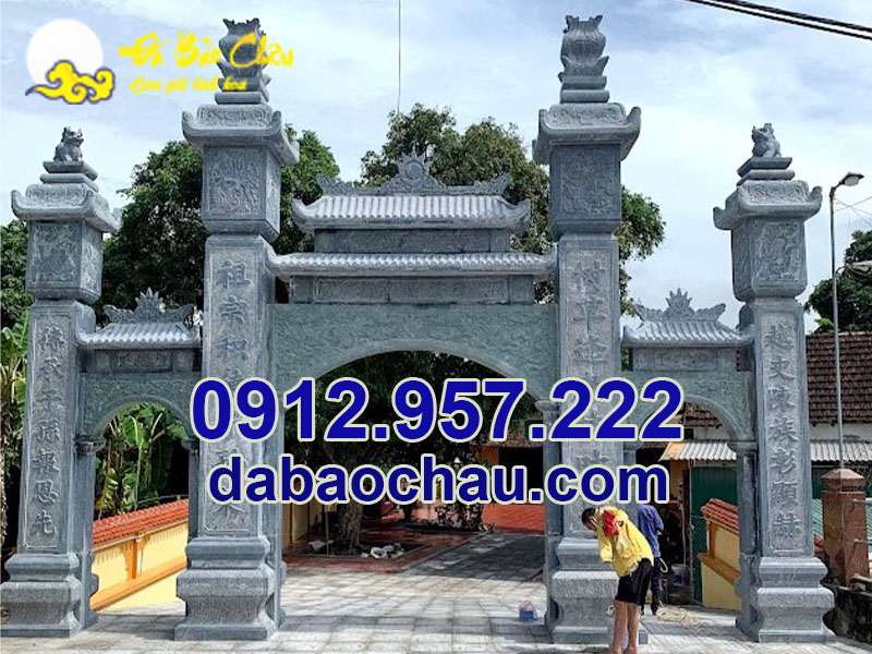 Đá Bảo Châu là cơ sở gia công cổng đá đẹp tại Lâm Đồng Đắk Lắk Kon Tum uy tín, chất lượng