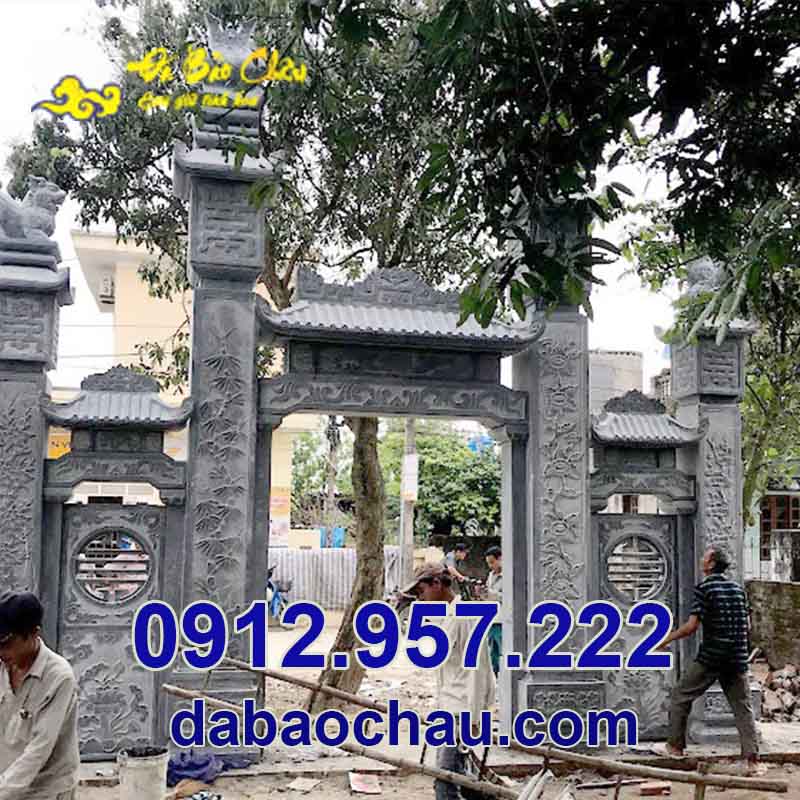 Đá Bảo Châu - đơn vị chế tác và chạm khắc mẫu cổng tam quan đẹp tại Hòa Bình Phú Thọ
