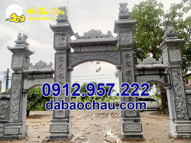 Kích thước cổng đá đẹp tại Quảng Bình Quảng Trị dựa theo thước Lỗ Ban