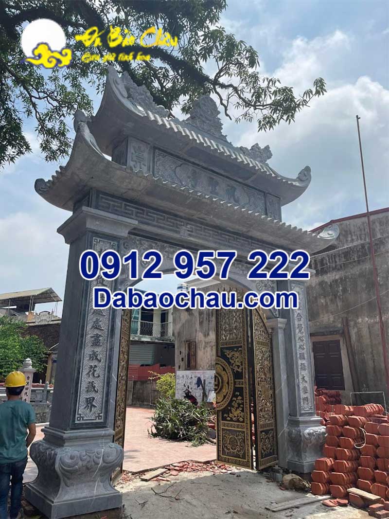 Mẫu cổng đá một lối đi tại Khánh Hòa Tây Ninh Bình Thuận 