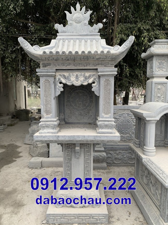 Mẫu bàn thờ thiên bằng đá tại Cà Mau Kiên Giang