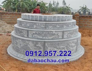 Mẫu mộ đá tròn tại Bình Dương Bình Phước Đồng Nai đẹp nhất