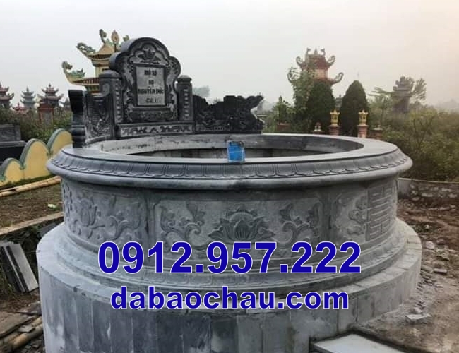 giá mộ đá tròn tại Bình Thuận
