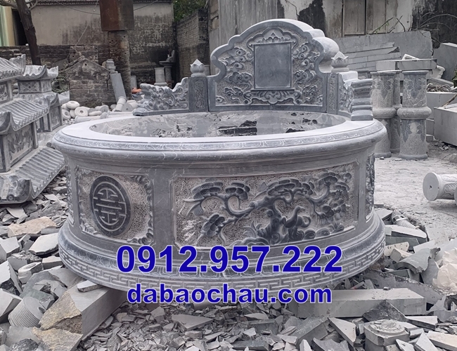 giá mộ đá tròn tại Ninh Thuận