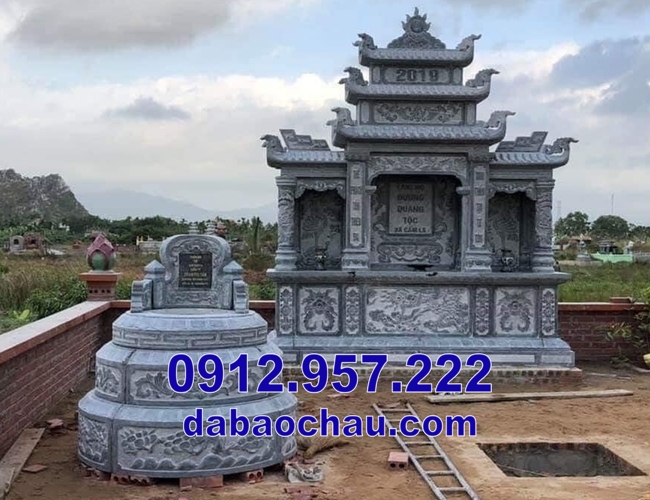 mẫu mộ đá tròn đẹp tại Kiên Giang