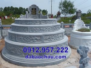 mẫu mộ đá tròn tại Ninh Thuận Bình Thuận Lâm Đồng đẹp
