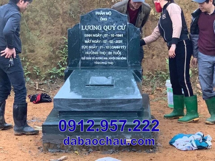 mẫu mộ tam cấp đẹp tại Ninh Thuận