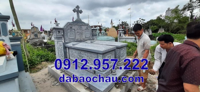 mẫu mộ tam cấp tại Kiên Giang
