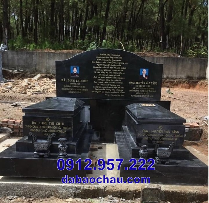 mẫu mộ tam cấp tại Ninh Thuận