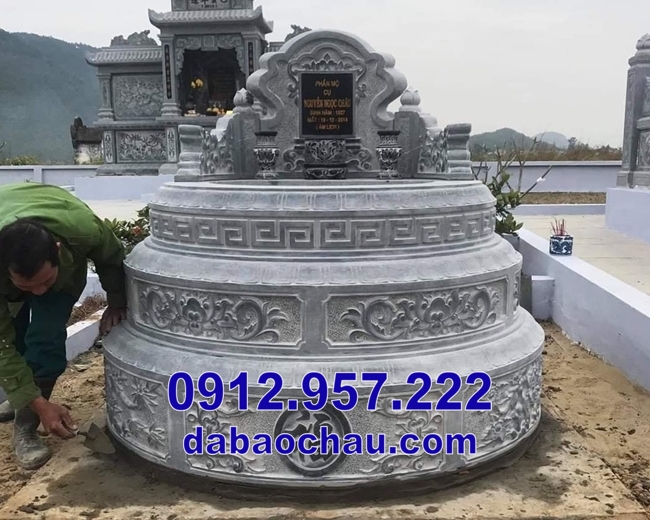 mẫu mộ tròn tại Ninh Thuận
