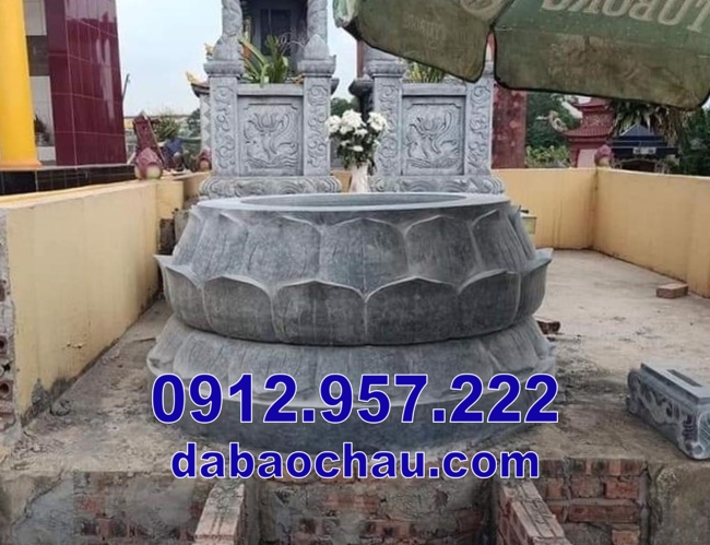mộ đá tròn đẹp tại An Giang