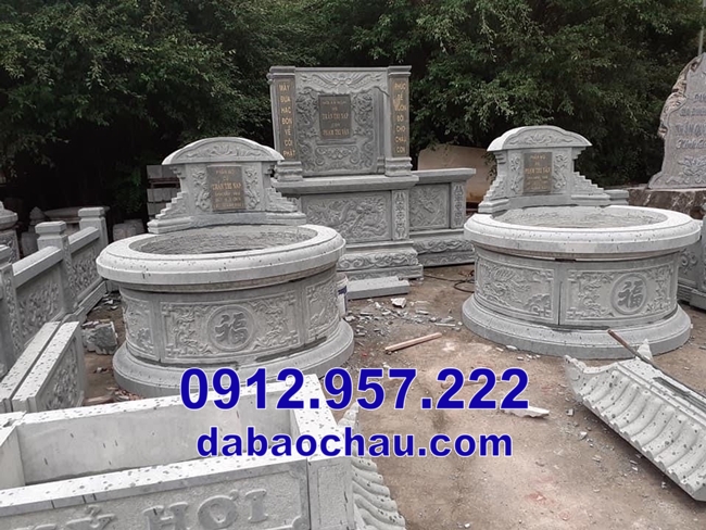 mộ đá tròn đẹp tại Bình Thuận