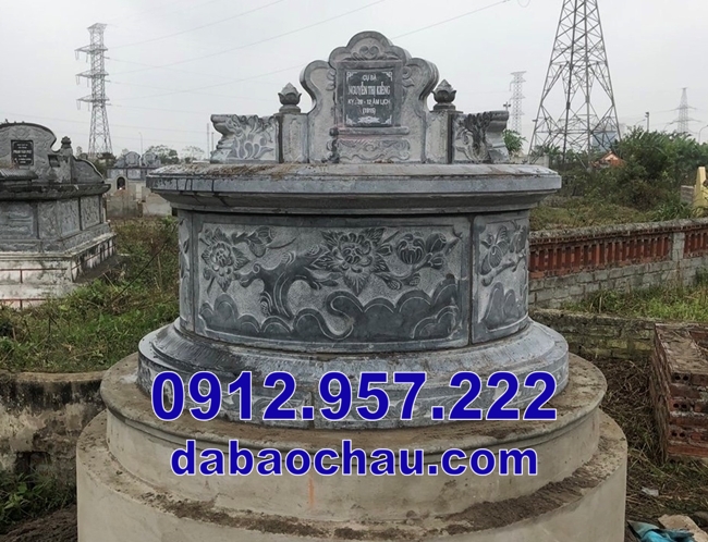 mộ đá tròn đẹp tại Ninh Thuận