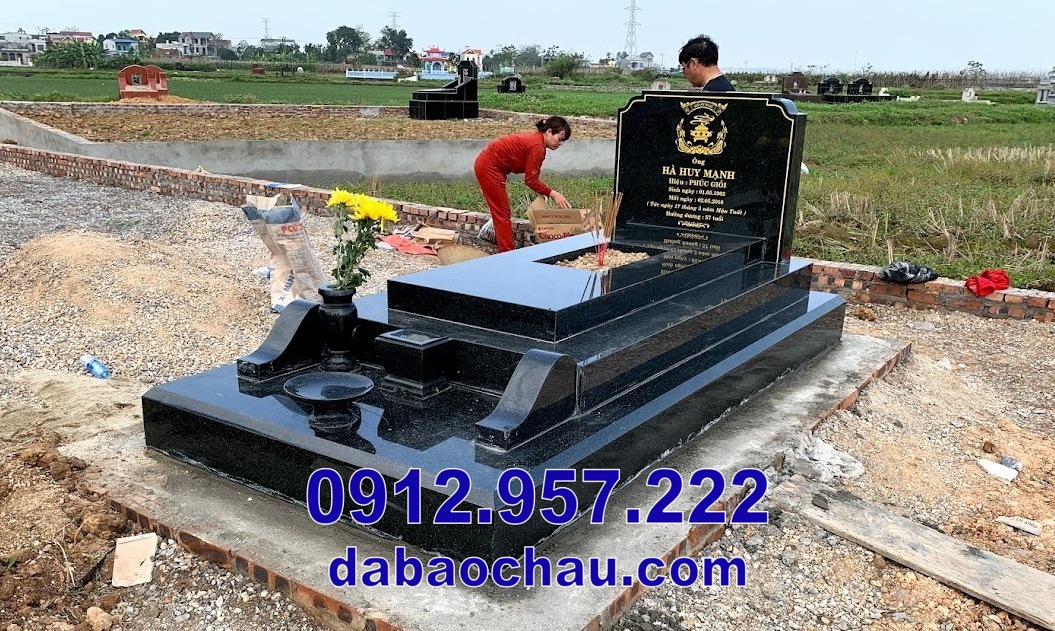 kiểu mộ đơn giản tại Cao Bằng