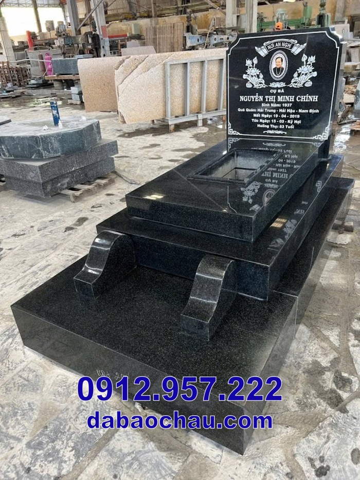 báo giá mộ đá granite nguyên khối